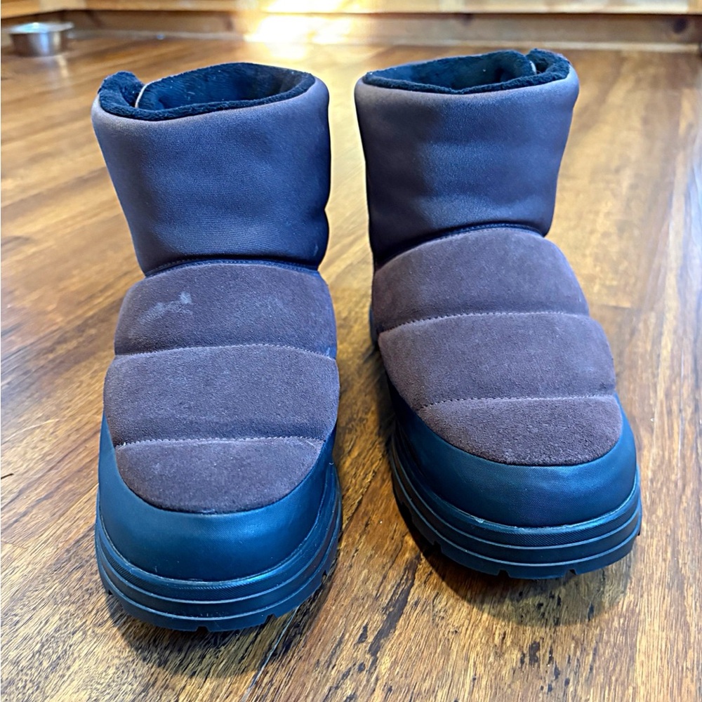 ♥️💖 UGG Classic KLAMUTH MINI SUEDE CLASSIC BOOTS Chocolate Brown EUC - Picture 8 of 16